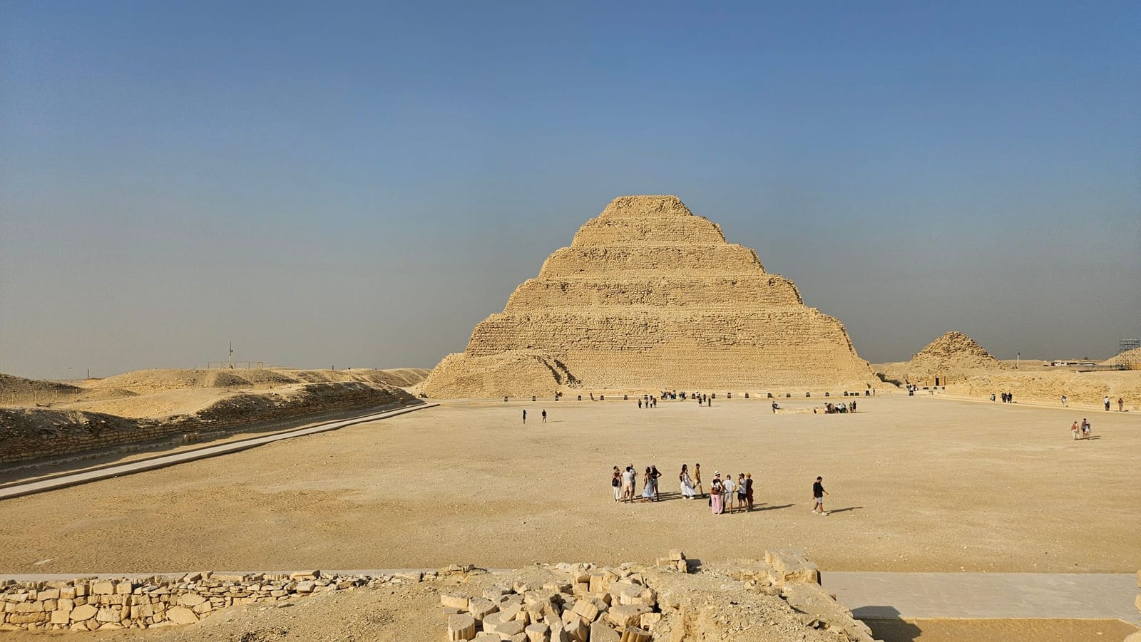 La pirámide escalonada de Saqqara