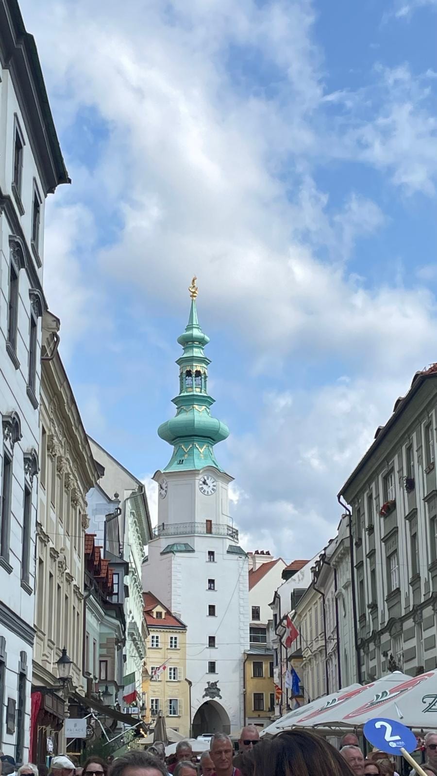 La puerta de San Miguel, en Bratislava