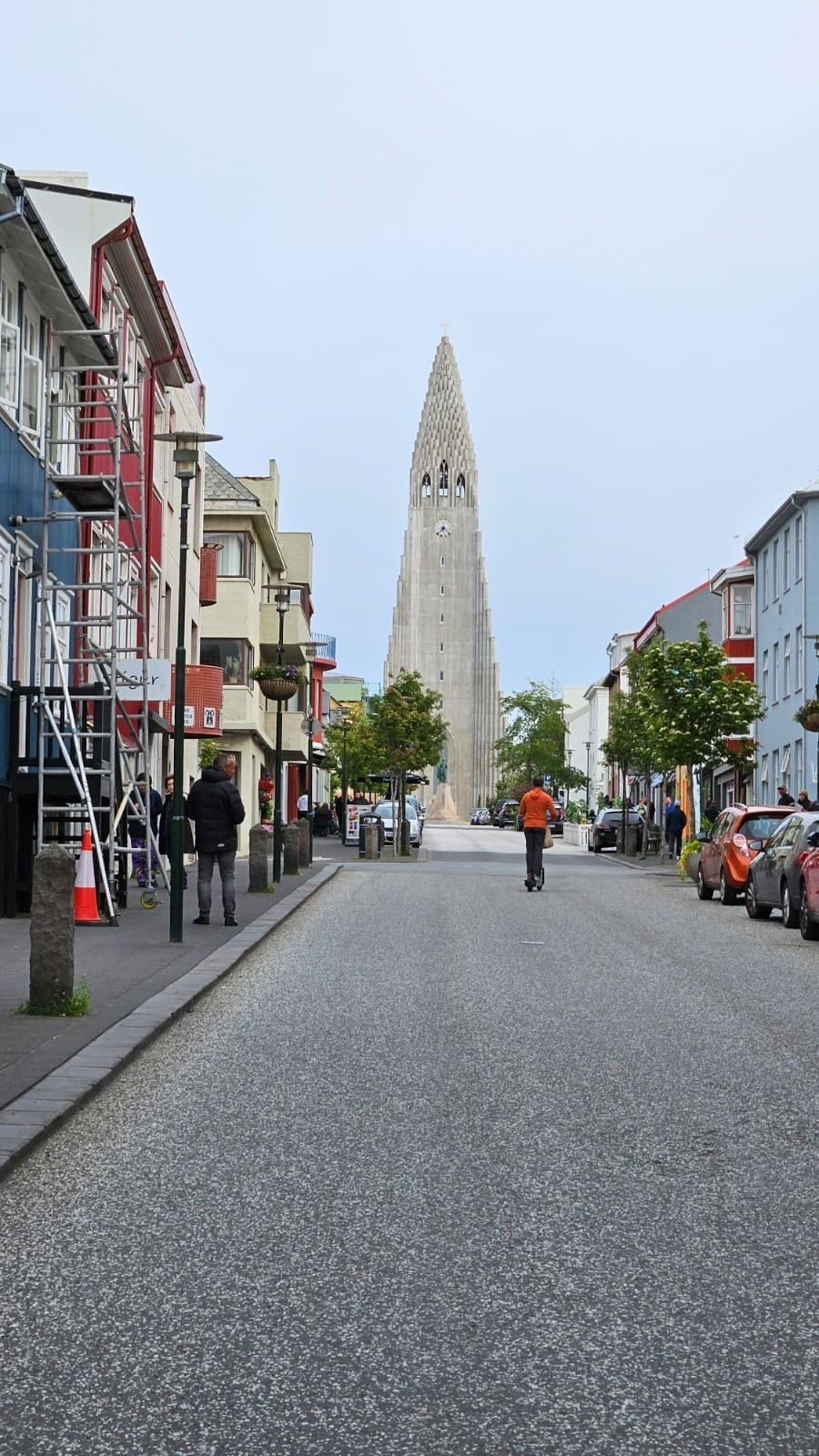 La iglesia de Hallgrímskirkja, en Reikiavik