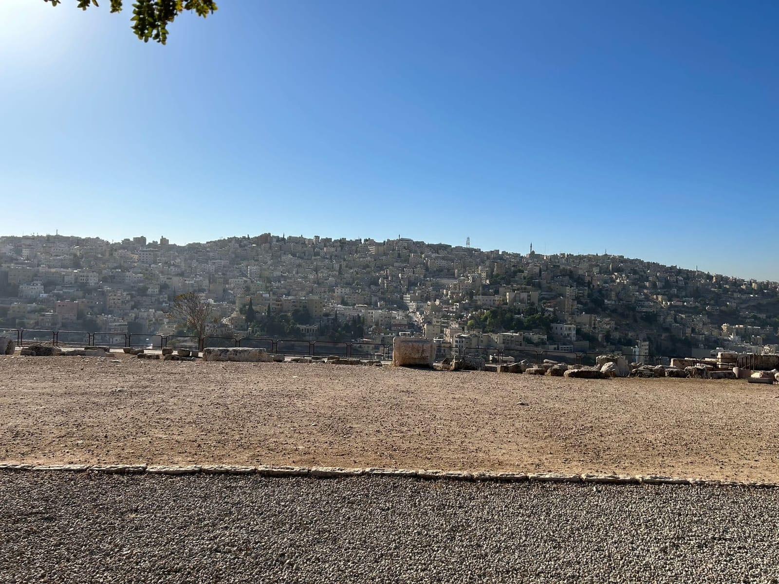La calle de las columnas de Jerash