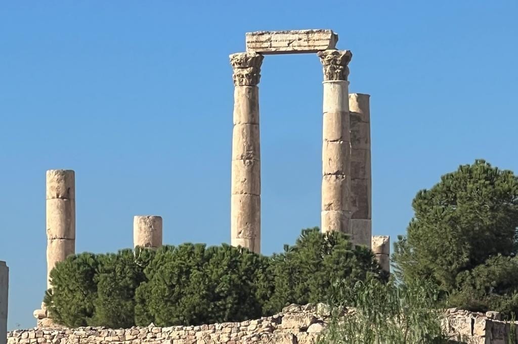 La plaza Oval de Jerash