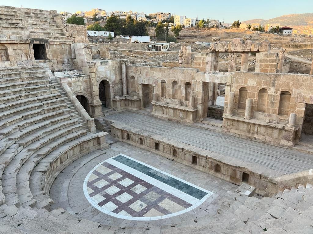 El teatro norte de Jerash