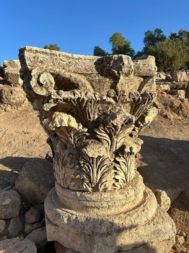 El teatro sur de Jerash, desde lo más alto