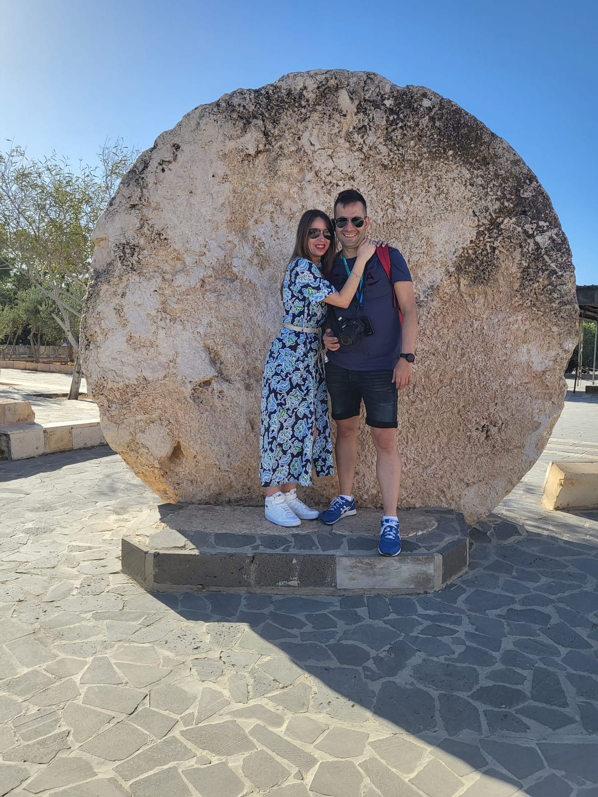 Junto a la piedra redonda del monte Nebo