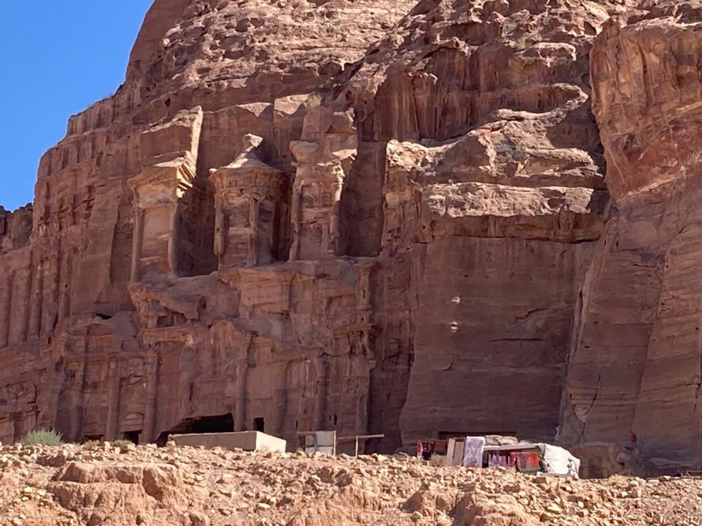 Los bloques Djinn, a la entrada de Petra