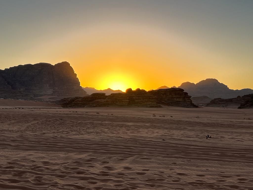 Atardecer en Wadi Rum