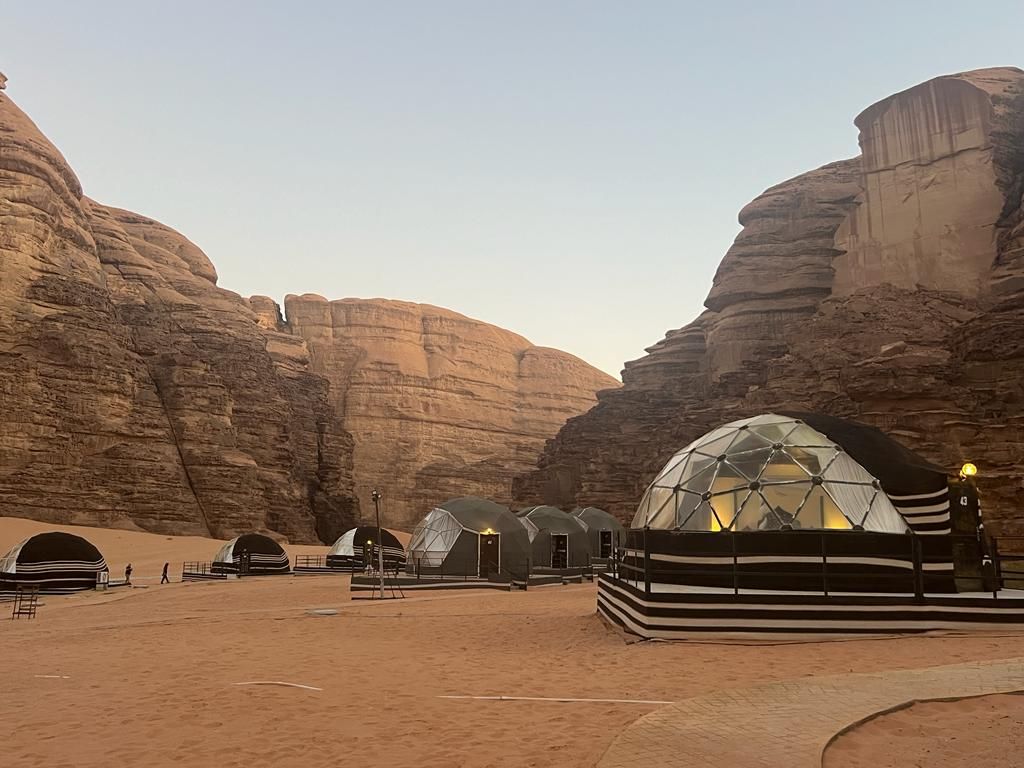 Campamento en el desierto
