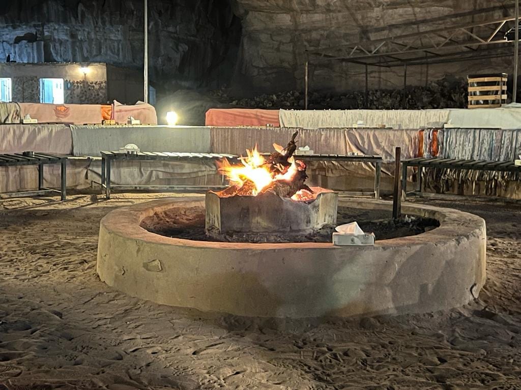 La hoguera del campamento