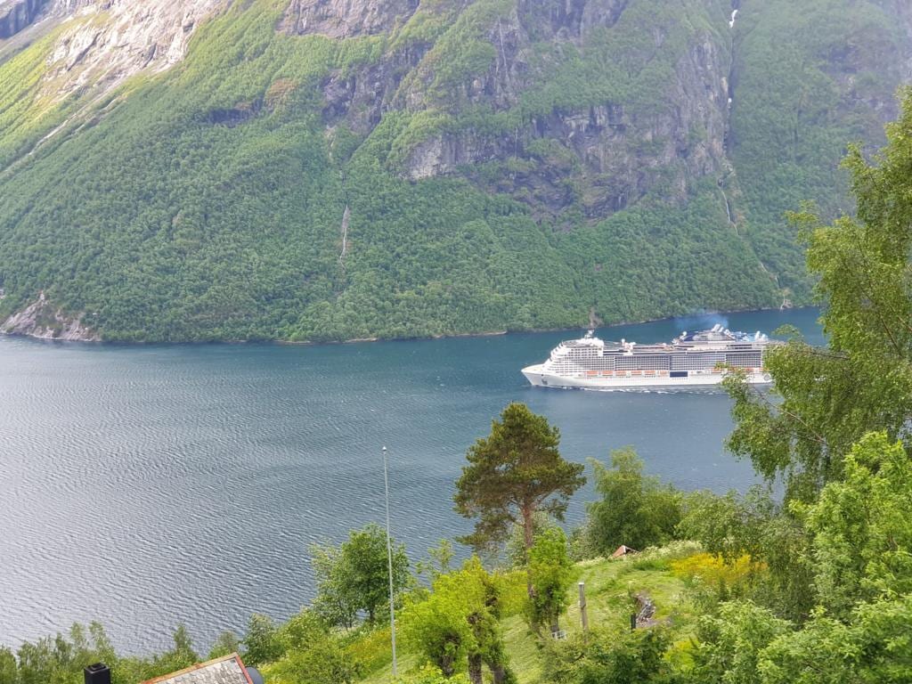 Crucero en el Geirangerfjord