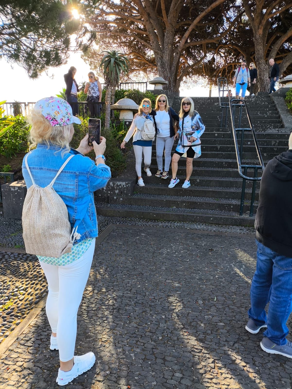 Fotos entre amigas en Madeira