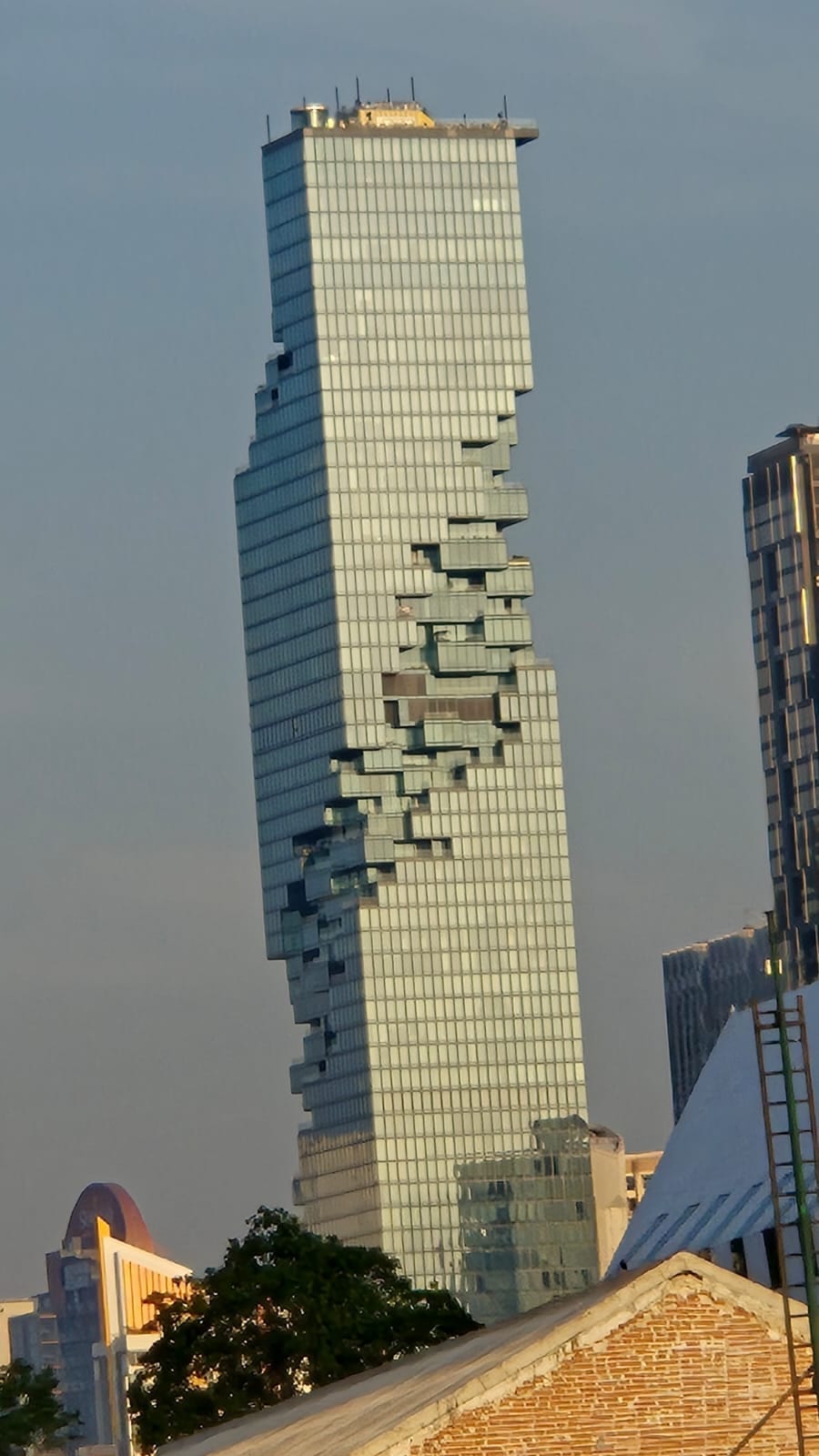 La torre MahaNakhon, en Bangkok