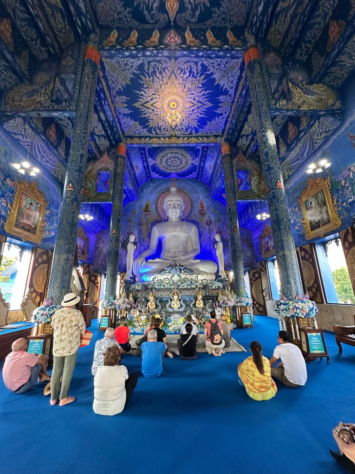 El Templo Azul por dentro