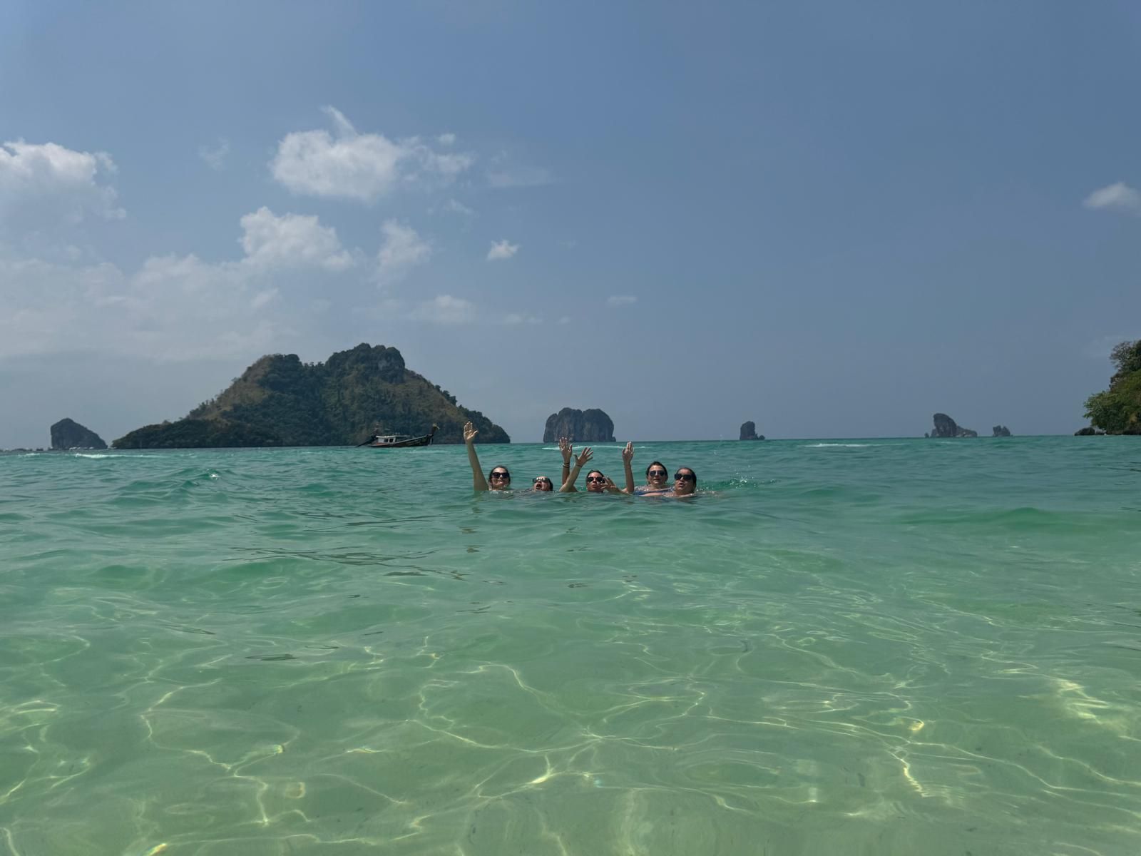 Un baño entre islas