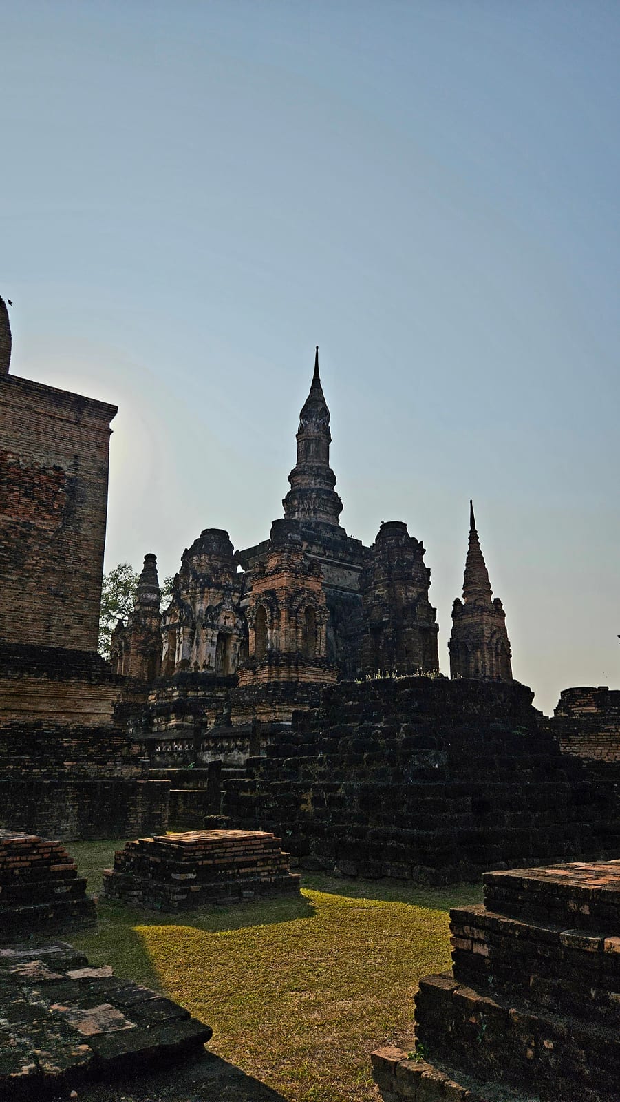 Sukhothai, al caer la tarde