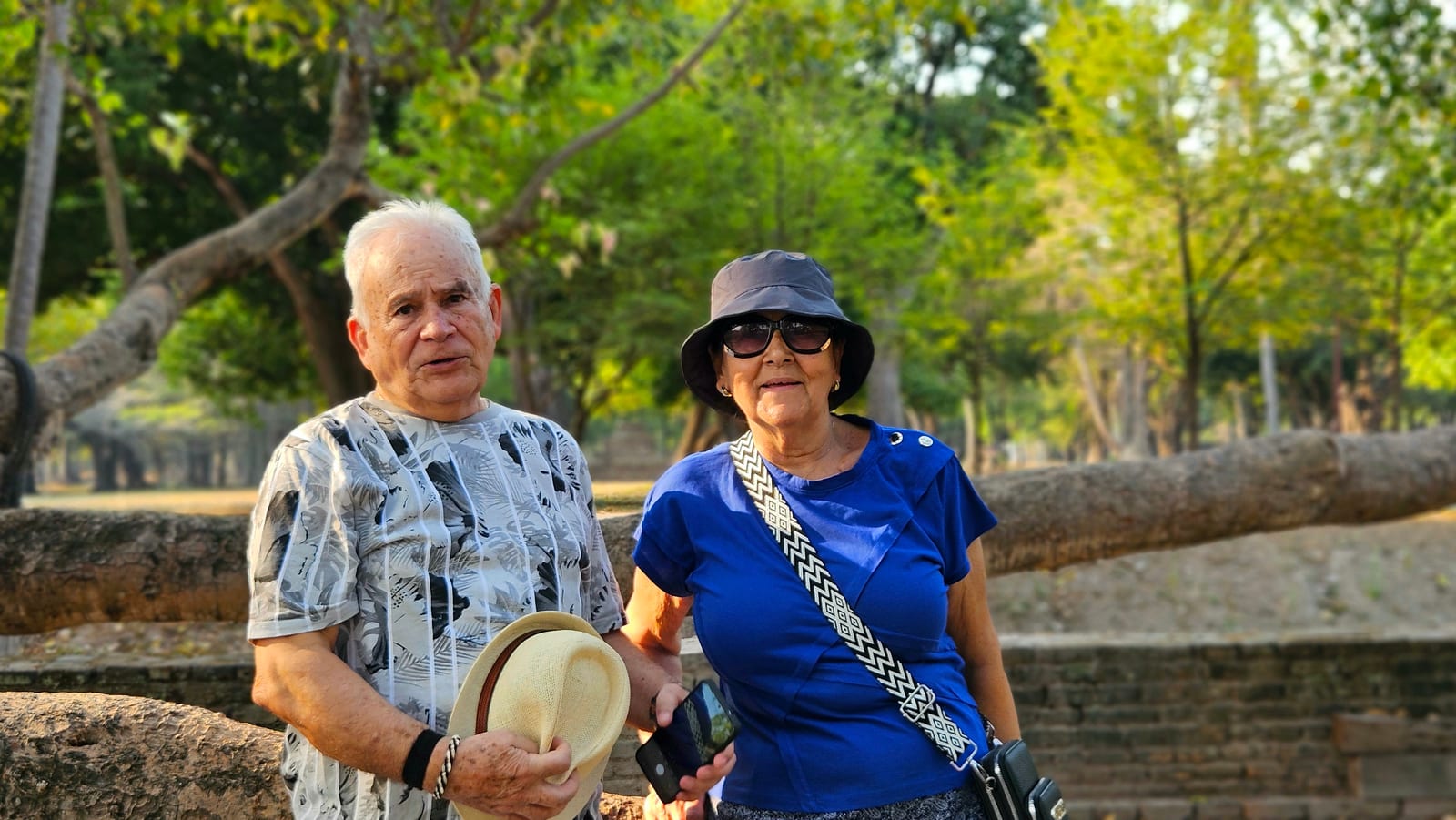 A la sombra en Sukhothai